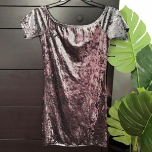 Velvet Mini Dress F21